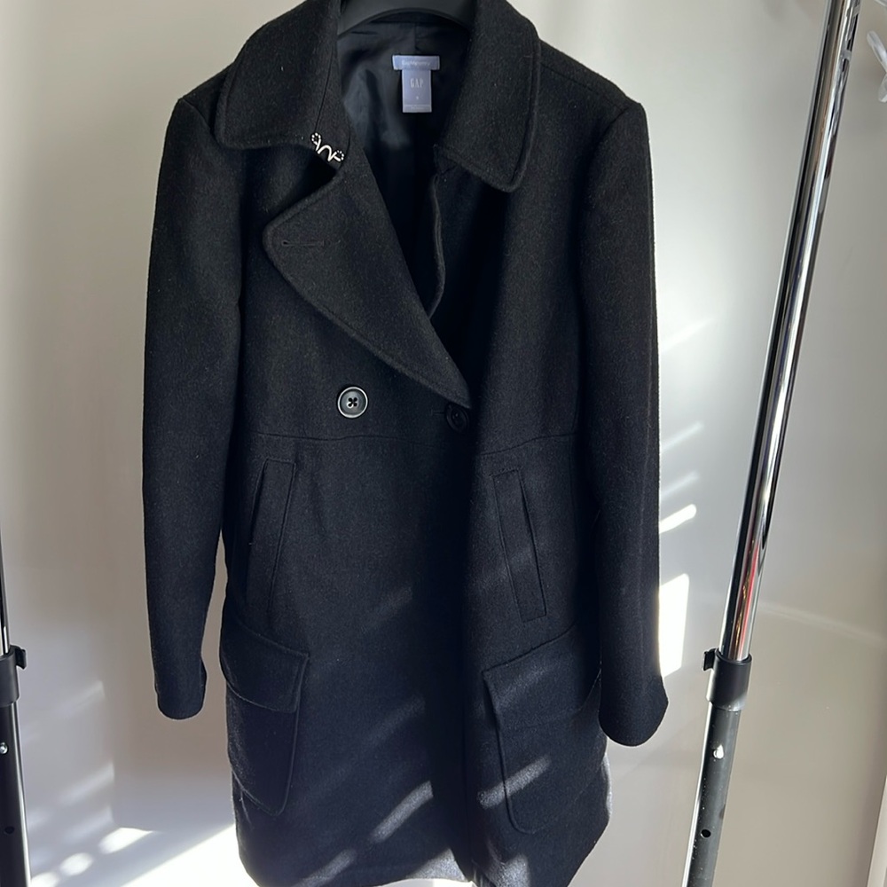 Gap maternity wool coat size S